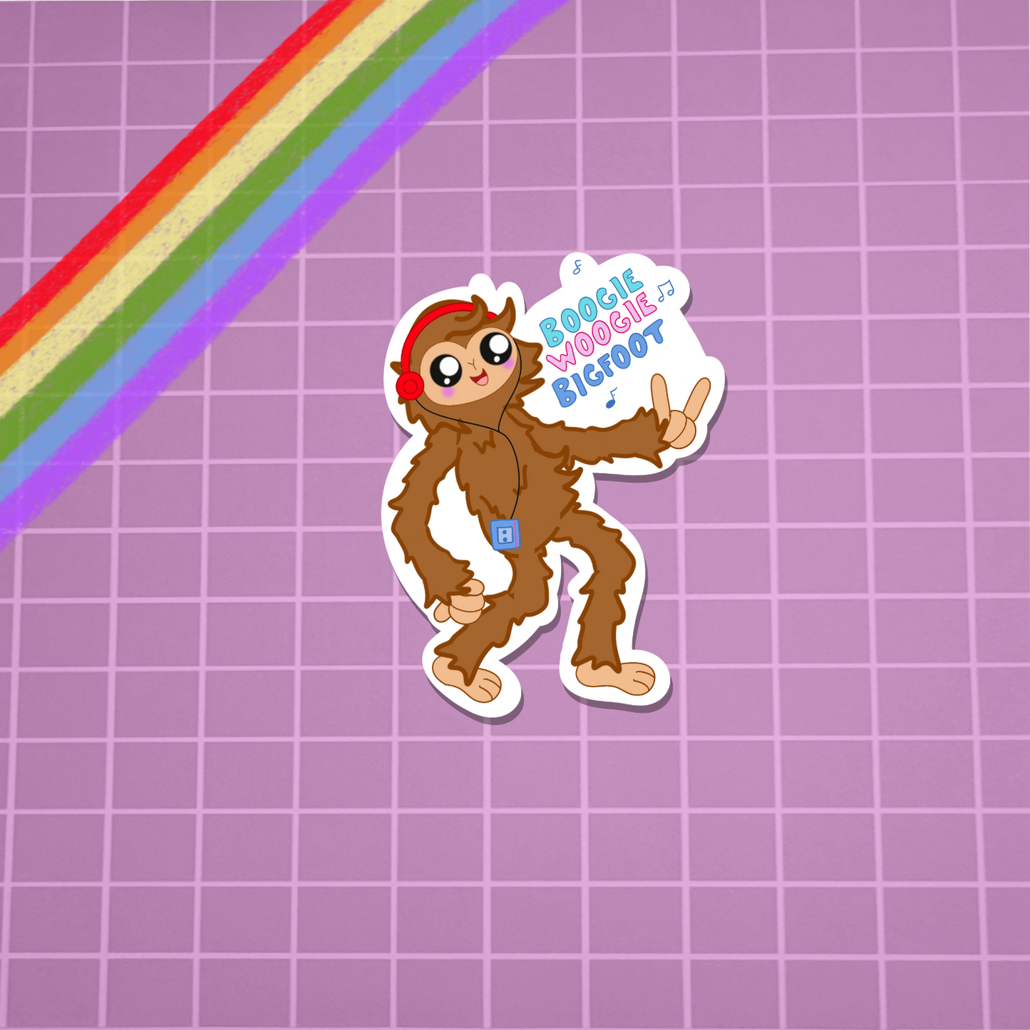 Boogie Woogie Bigfoot Sticker