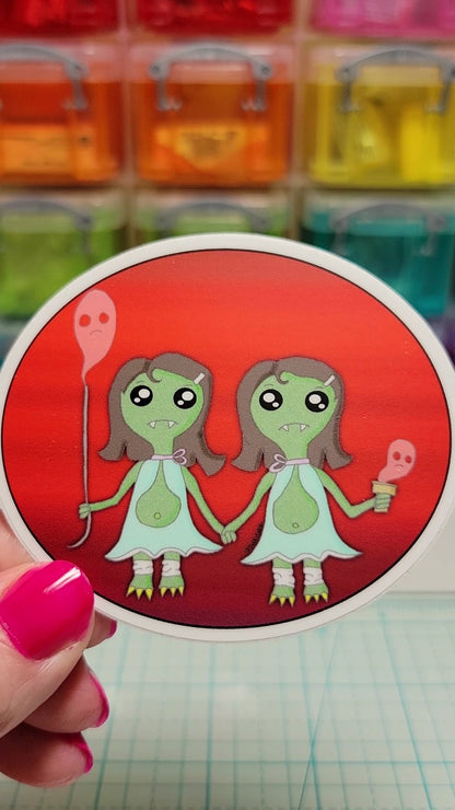 Monster Twins Sticker
