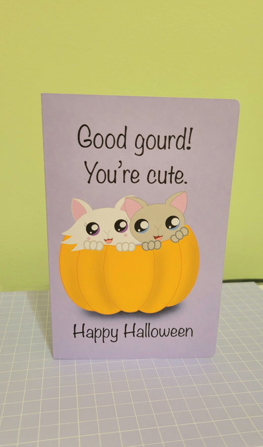 Good Gourd You're Cute Card