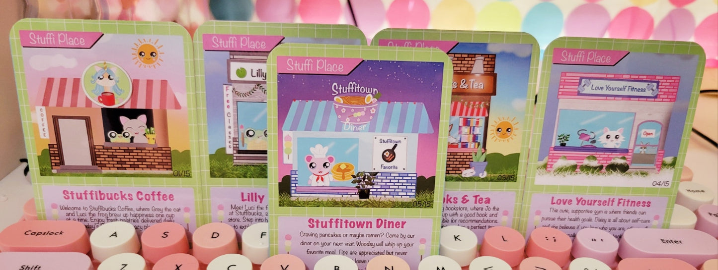 Stufficorn Trading Cards Series 1 (Stuffi Places)