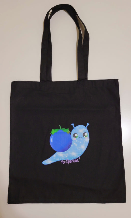 Sparkle Snail Tote Bag