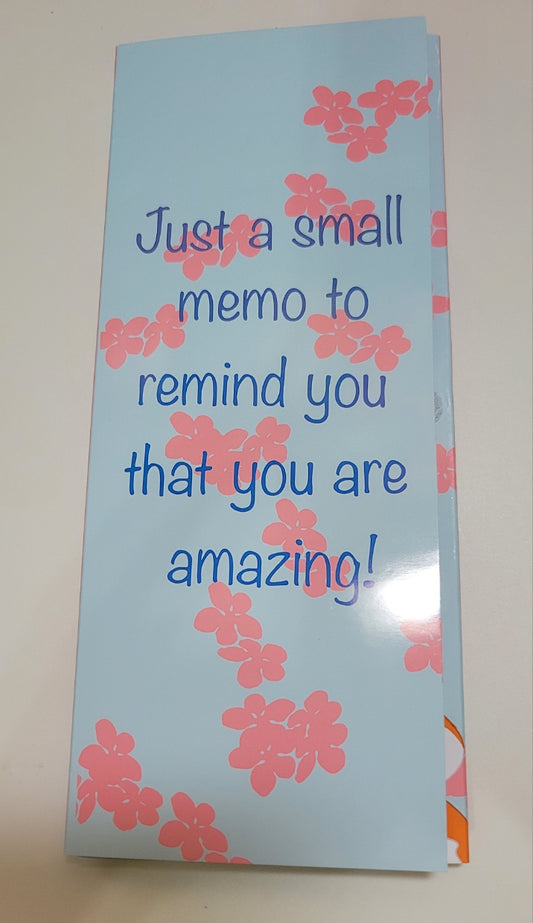 Memo Card With Memo Pad