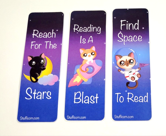 Cats in Space Bookmarks