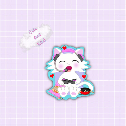 Cute and Kind-Daisy Plays Games Sticker