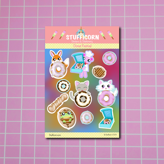 Donut Festival Sticker Sheet