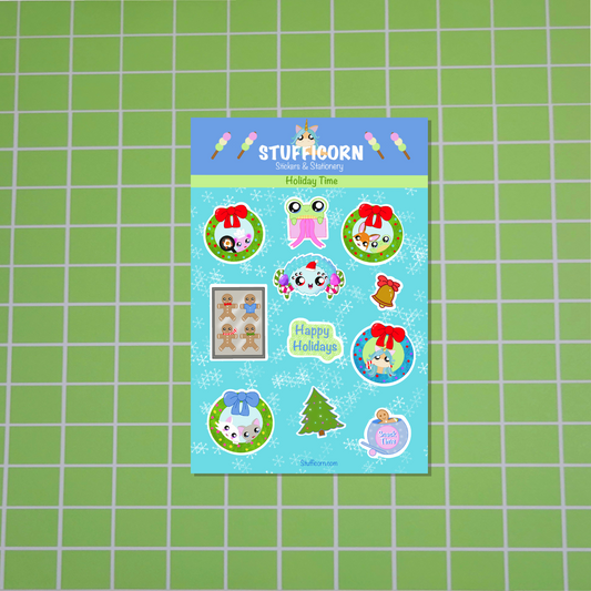 Holiday Time Sticker Sheet