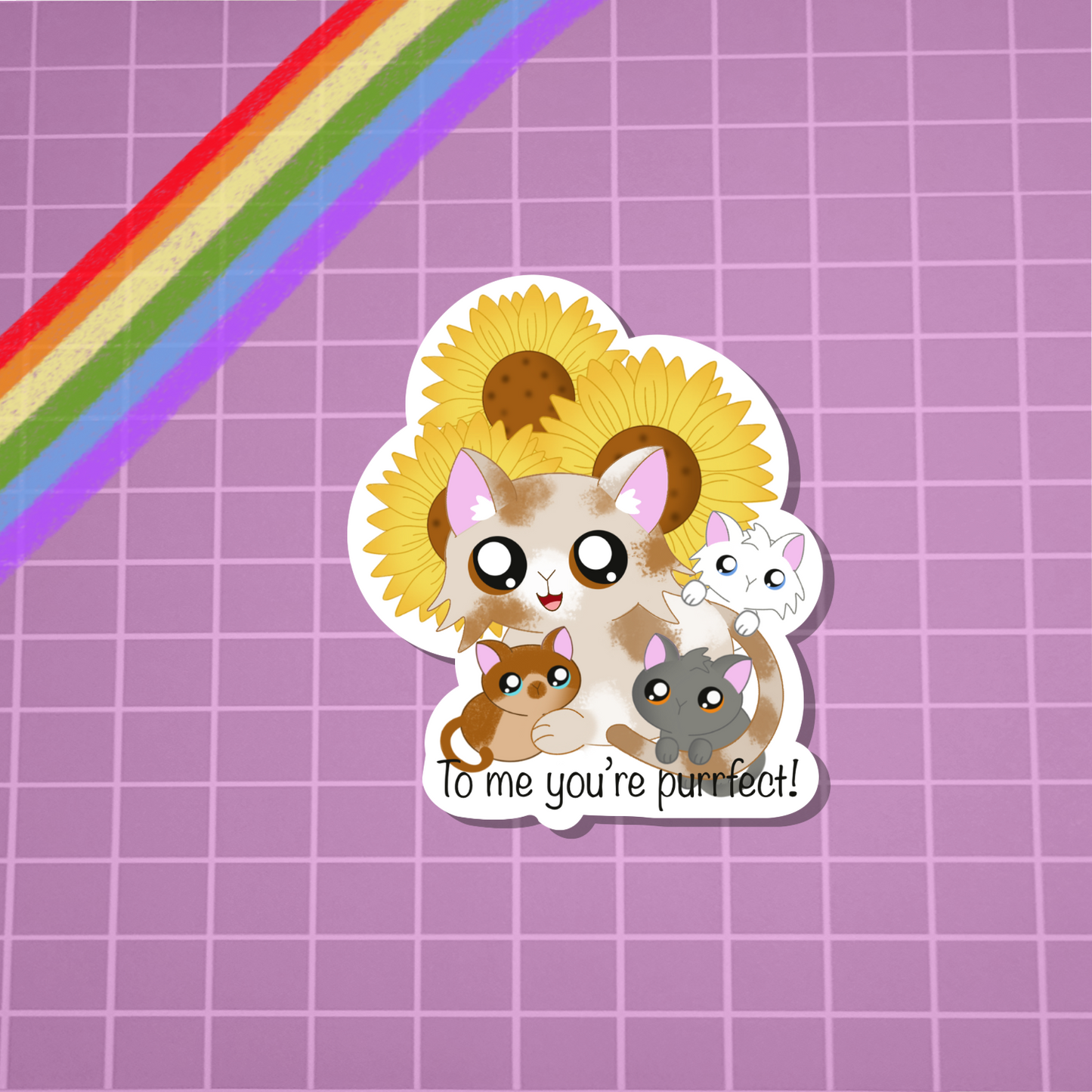 You Are Purrfect Sticker