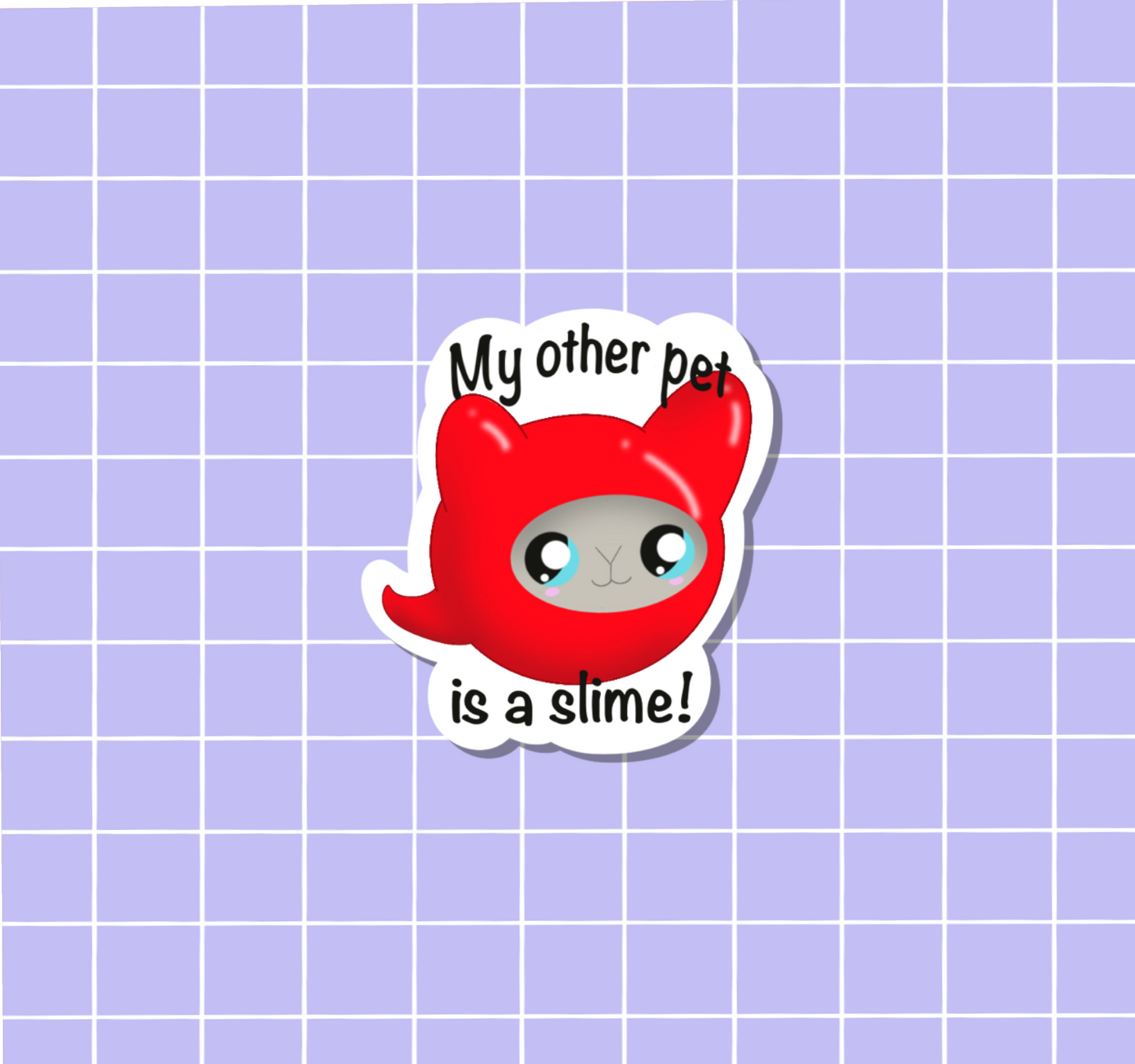 ADF Cat Slime Sticker