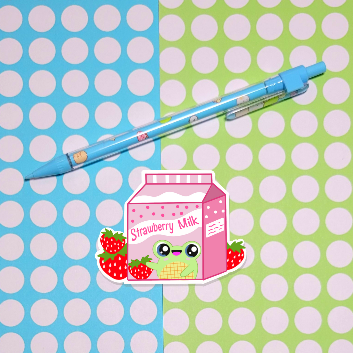 Strawberry Milk Luci Sticker