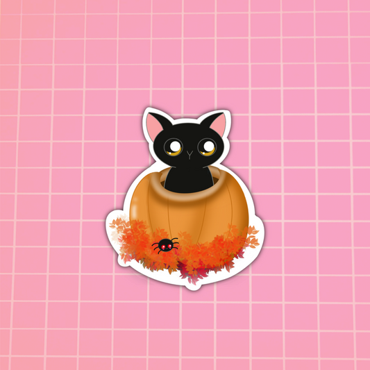 Trixie Pumpkin Sticker