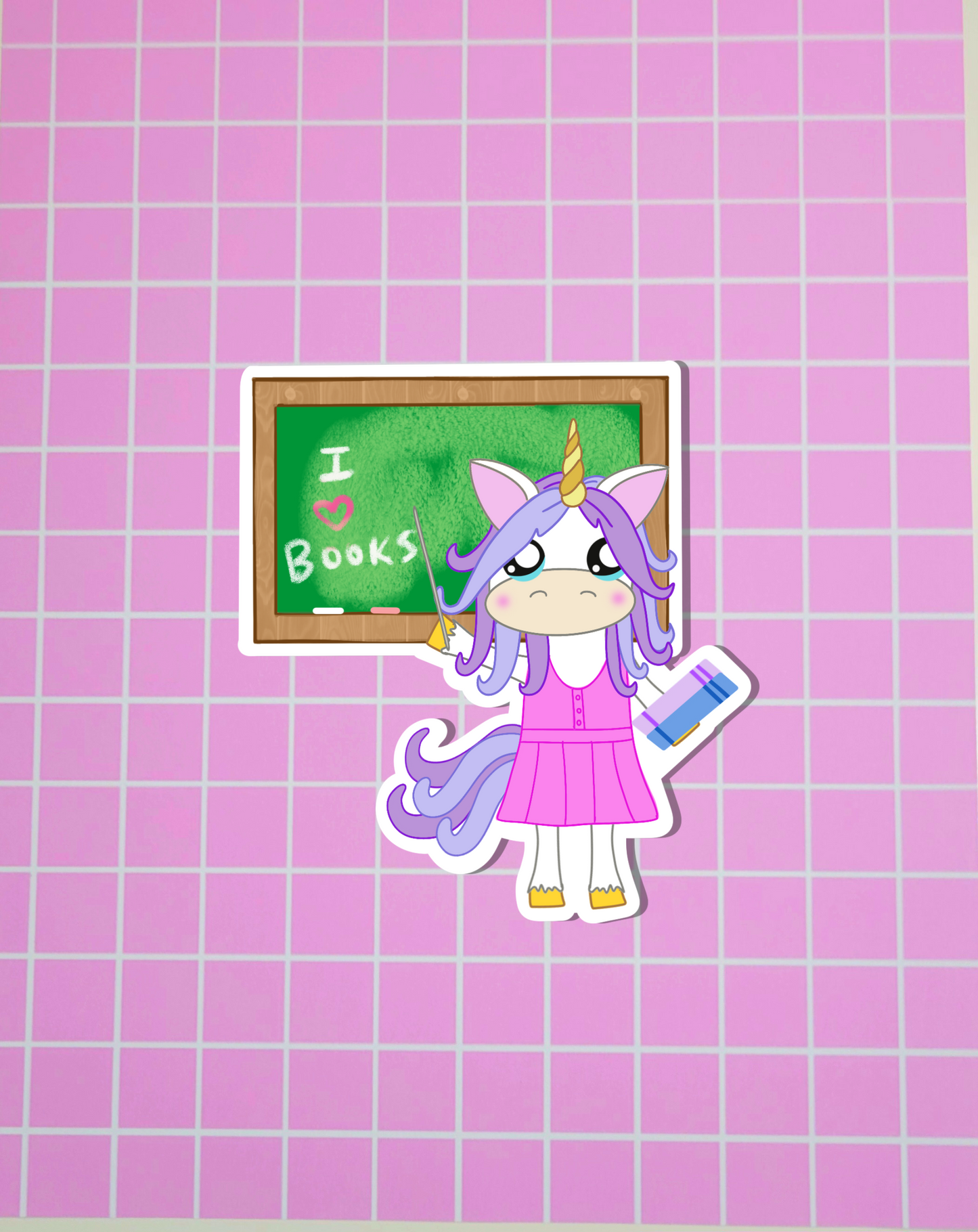 Teacher Unicorn Sticker