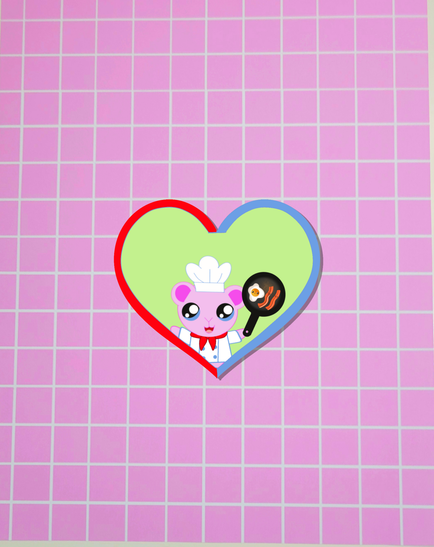 Woodsy Heart Sticker