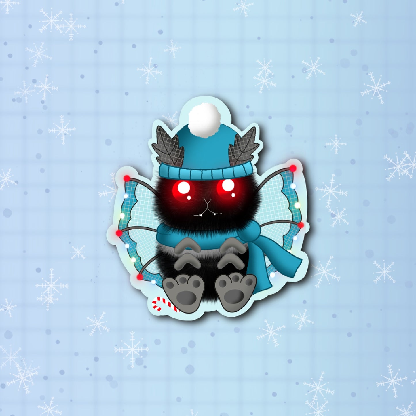 Winter Mothman Sticker