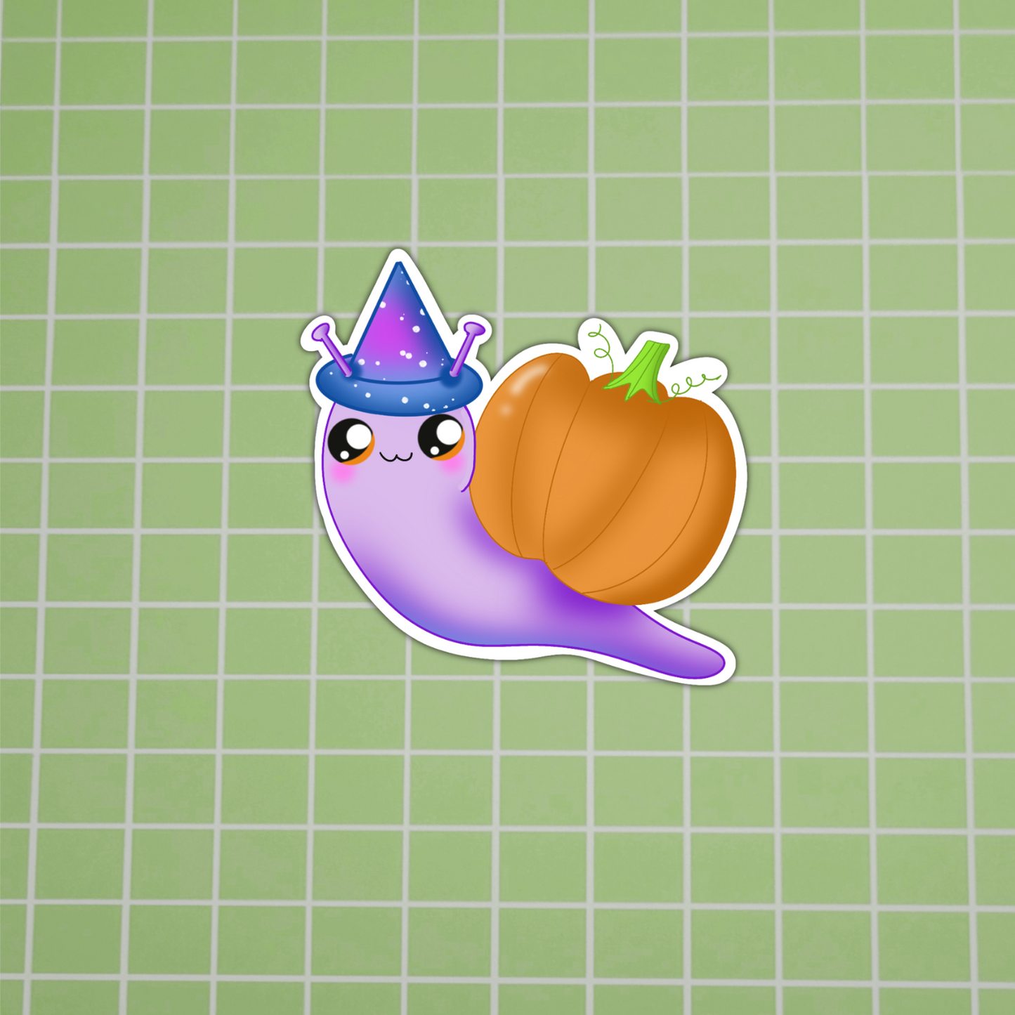 Pumpkin Snail Sticker