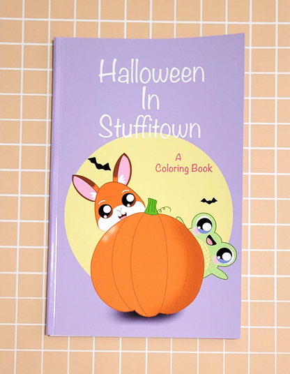 Halloween In Stuffitown Coloring Book
