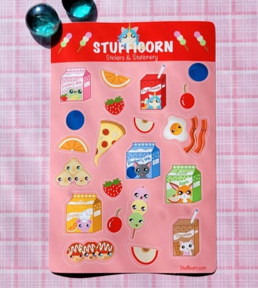 Yummy Snacktime Sticker Sheet