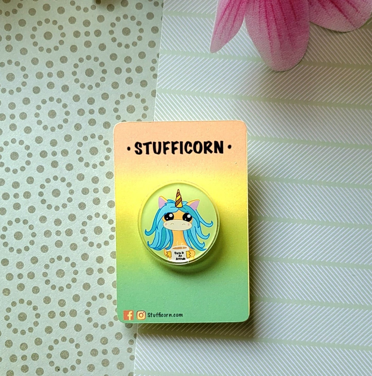 Stufficorn Logo Pin