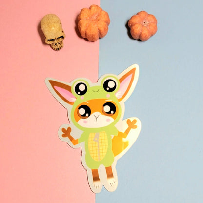 Jo the Fox in Luci Costume Sticker